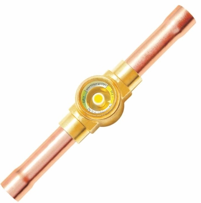 Brass Body Refrigeration Sight Glass AC WODE Custom -40 Degree