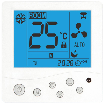 Wifi Digital Room Thermostat Anti Flammable OEM For Air Conditioning