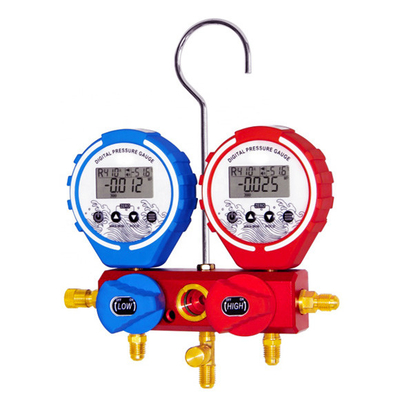 Aluminum Digital Manifold Gauge Set , IP66 Air Conditioning Tools
