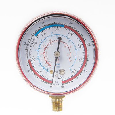 High Pressure Commercial Refrigeration Repair Parts R32 Brass Ac Pressure Gauge