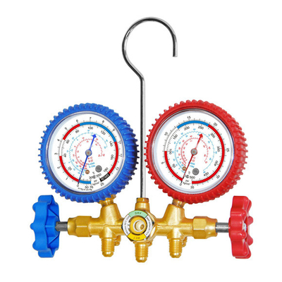 OEM Hvac Commercial Refrigeration Repair Parts R12 Brass Pressure Gauge