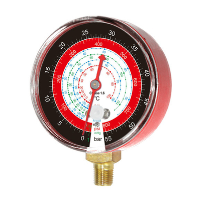 Manifold 60 Scale of Pressure Gauges For  Refrigeration HVAC,ingAc Maintenance Pressure Test