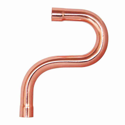 Plumbing Welding Refrigeration Pipe Fittings Copper 2 Way P Trap Connector