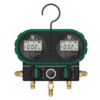 SAE Commercial Refrigeration Repair Parts , Aluminum Alloy Digital Hvac Gauges