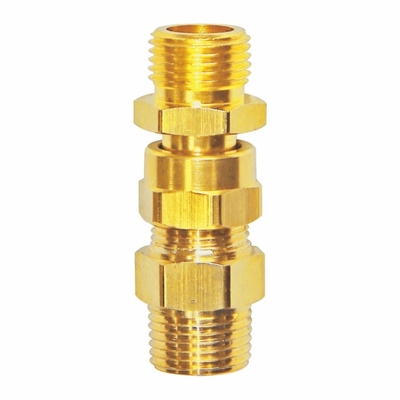 Removable Brass Male Connector -65 Degree  For HVAC Cooling Plumbing