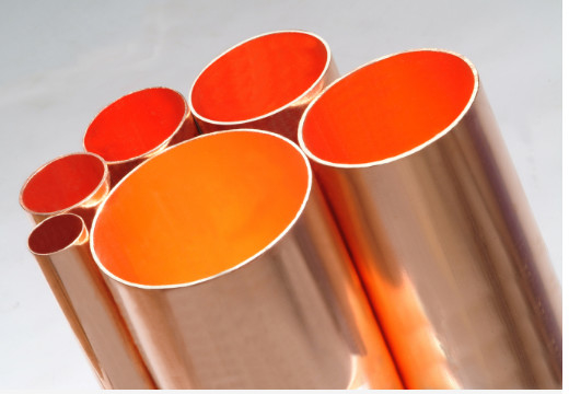 Refrigeration Straight Copper Pipe 1mm Wall CE For Plumbing