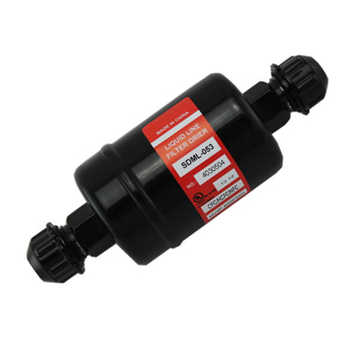 Black Refrigerator Filter Drier Liquid Line Molecular Sieve SDML Series