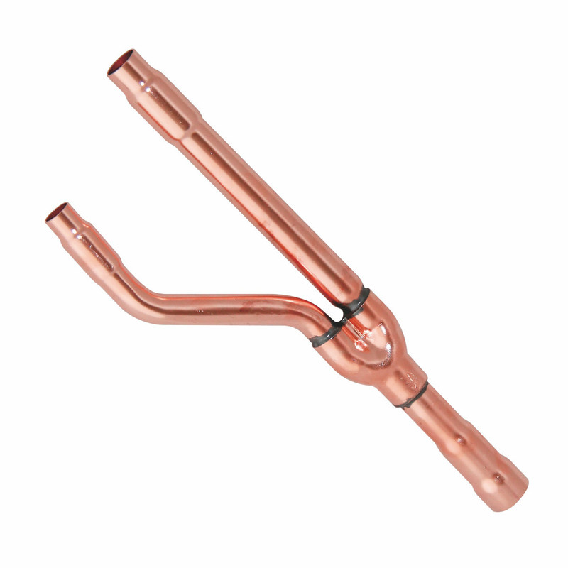 DAIKIN VRV Type AC Copper Branch Pipe , Tripod Copper Pipe Connection