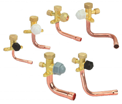 Casting AC Service Valve Copper Brass, Welding Split Ac Valve 60mm