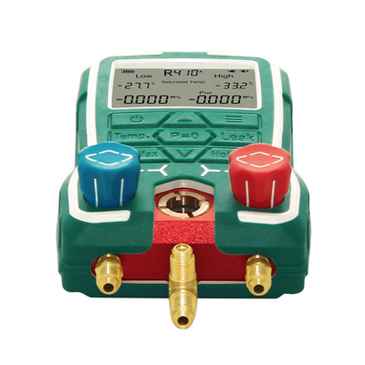 Digital Electronic Double Pressure Gauge Manifold For Refrigerant