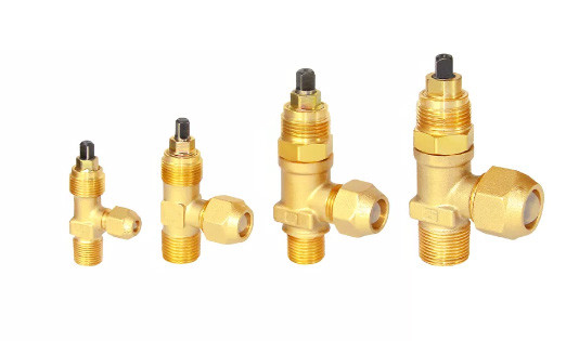 Brass Stop Angle Valve 2&quot; ISO9001 For Refrigeration Equipment