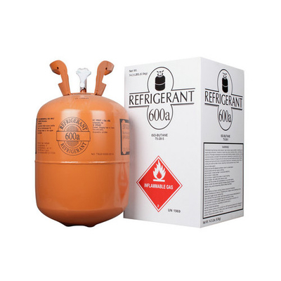 CE Eco Friendly Refrigerant Gas , Clear Isobutane R600a Refrigerant