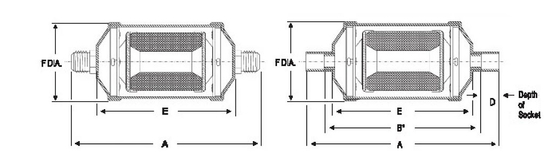 Dark Blue Bi Flow Liquid Line Drier 4.7mpa For Refrigeration SFK Series