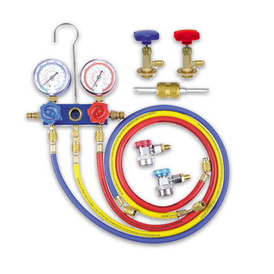 Aluminum Commercial Refrigeration Repair Parts HVAC AC Manifold Gauge kit