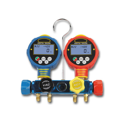 800PSI Commercial Refrigeration Repair Parts Hvac Manifold Gauges Brass