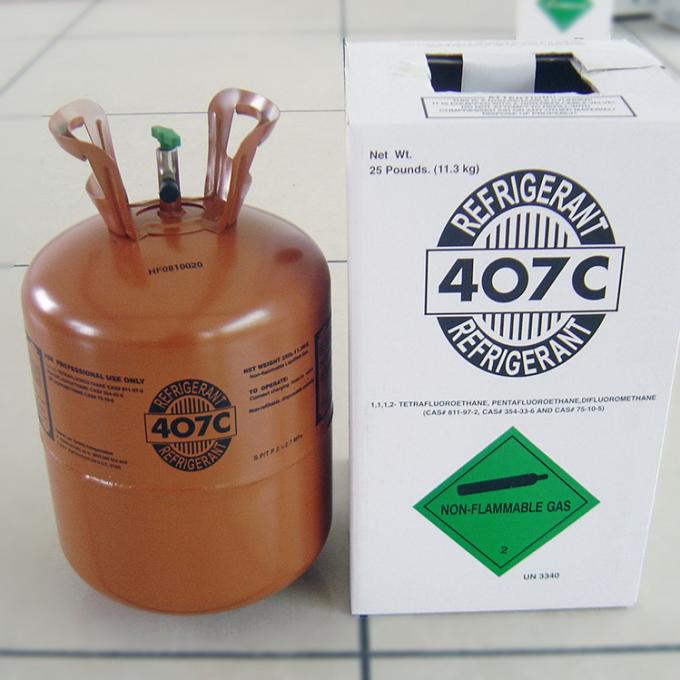 R407C Refrigerant Gas Cylinders Colorless 1700 GWP Non ODP